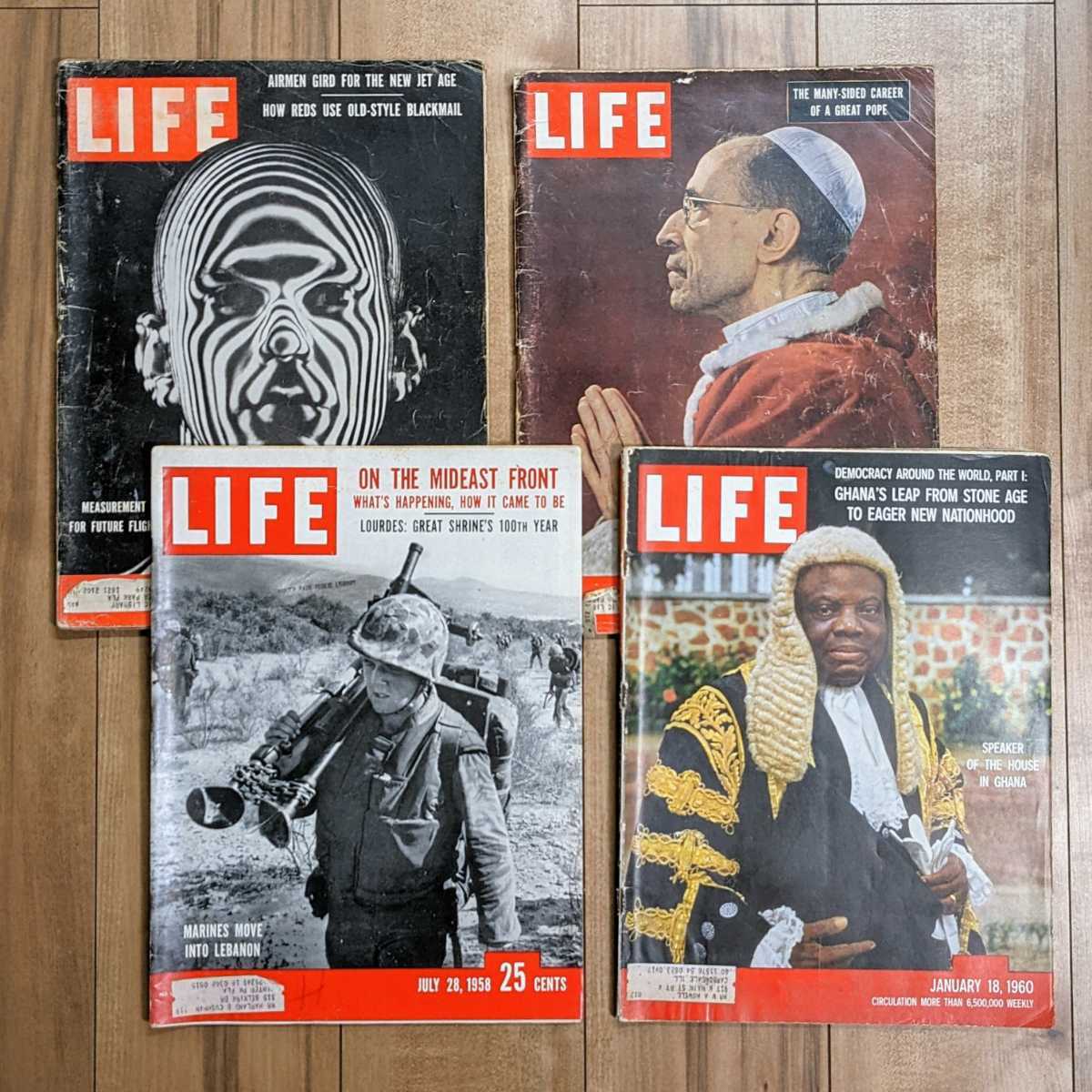 【最安値，爆買い】 1950-60s ４冊 LIFE Magazine ライフ 洋雑誌 アンティーク ビンテージ アメリカ レトロ(外国語雑誌)｜売買されたオークション情報、yahooの商品情報をアーカイブ公開 - オークファン 外国語雑誌