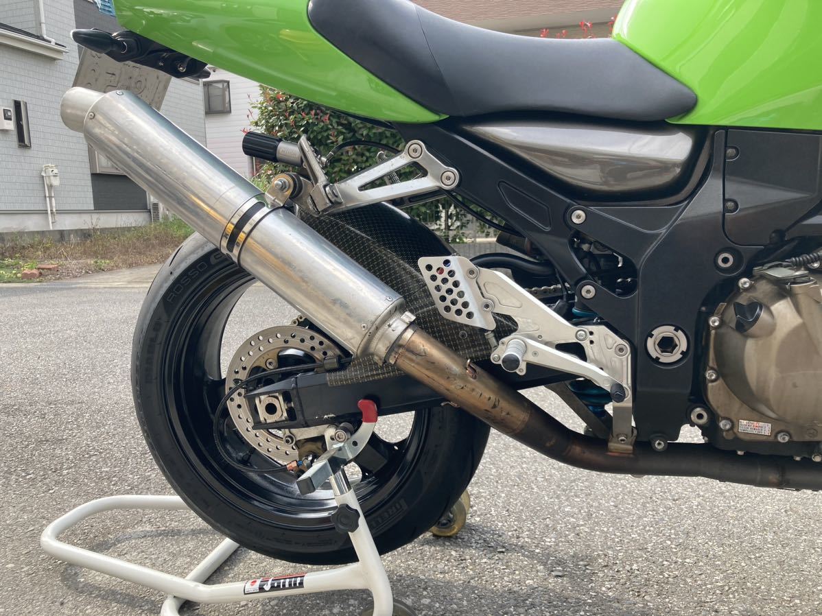 zx-12r チタンフルエキ マフラー アルミサイレンサー 60.5φ(マフラー