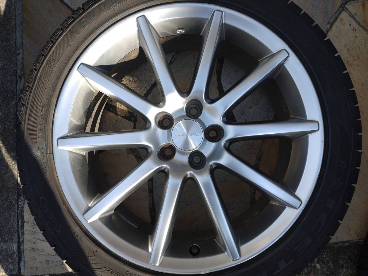 美品スバル 早い者勝ち即決レガシィBR 225⁄45R18スタッドレス