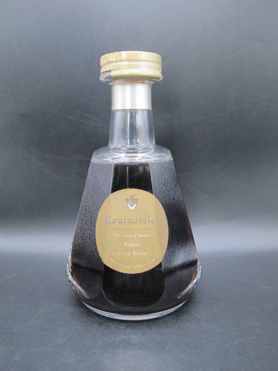  クルボアジェ COURVOISIER エクストラ ヴィエイユ バカラ ボトル クリスタル カラフェ コニャック ブランデー 未開栓品 古酒 フィルム(クルボアジェ)｜売買されたオークション情報、yahooの商品 コニャック