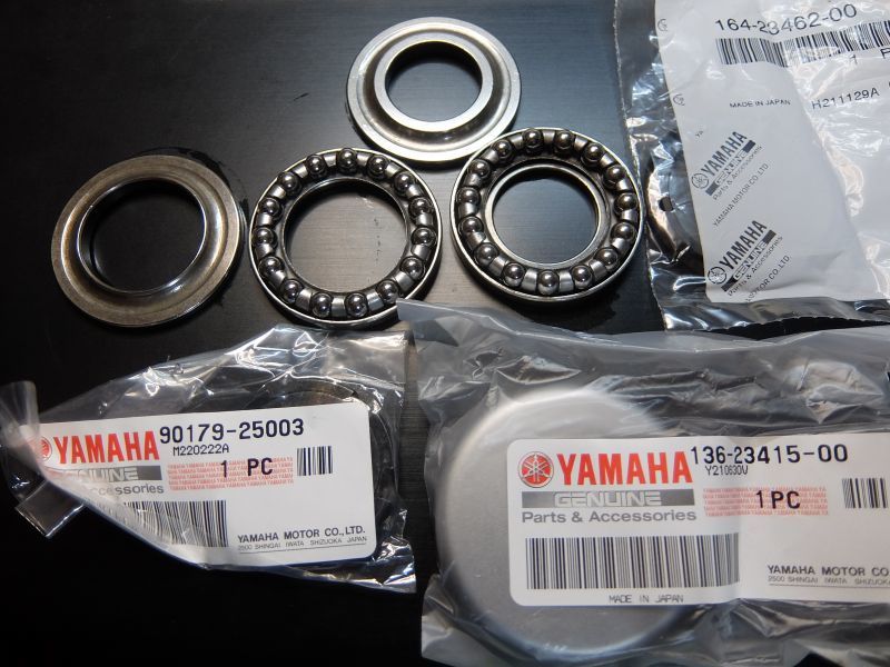 RZ250 RZ350 ステムリフレッシュキット 高耐久社外 ステムベアリング
