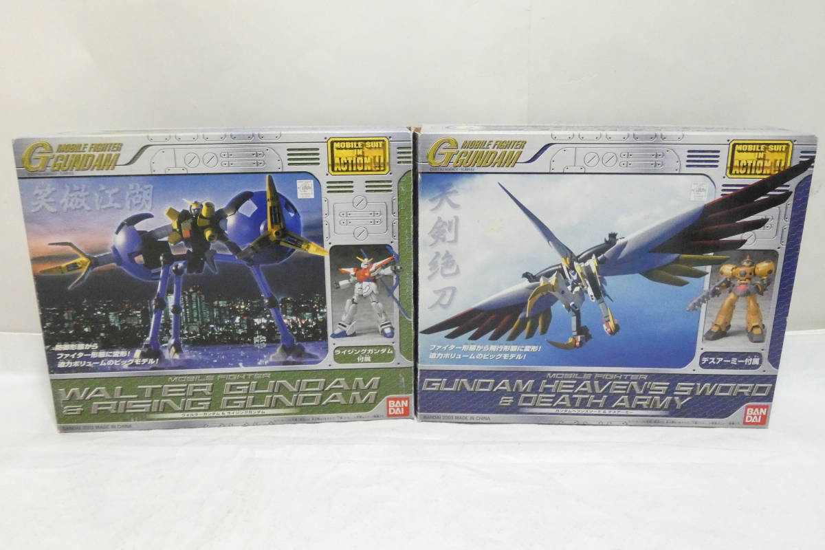 3439K/BANDAI バンダイ MIA ウォルターガンダム＆ライジングガンダム＋ 