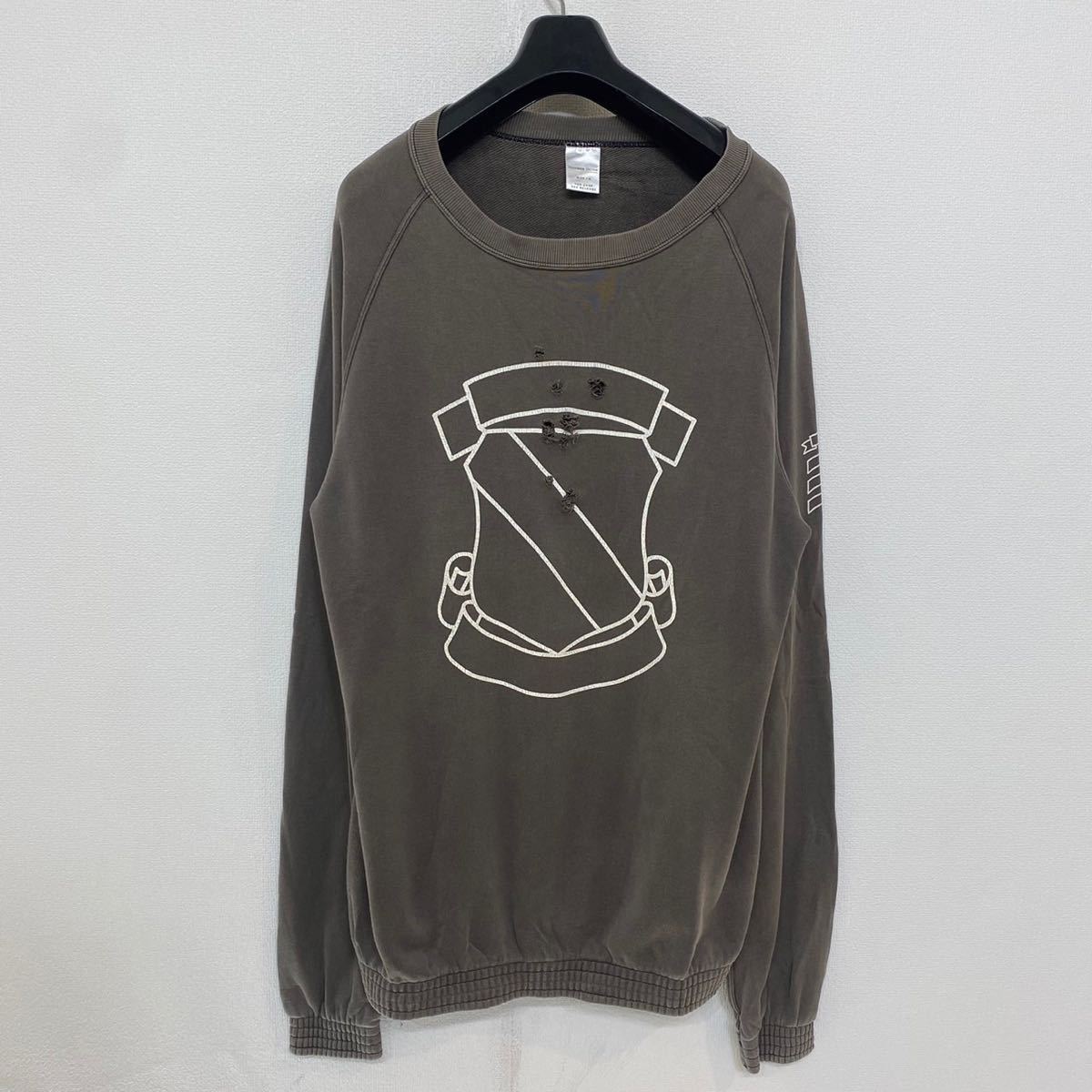 爆買い，人気SALE 794 初期 アーカイブ NUMBER N INE エンブレム 穴あき 加工 スウェット 4 sweat archive ナンバーナイン(XLサイズ以上)｜売買されたオークション情報、yahooの商品情報をアーカイブ公開 - オークファン XLサイズ以上