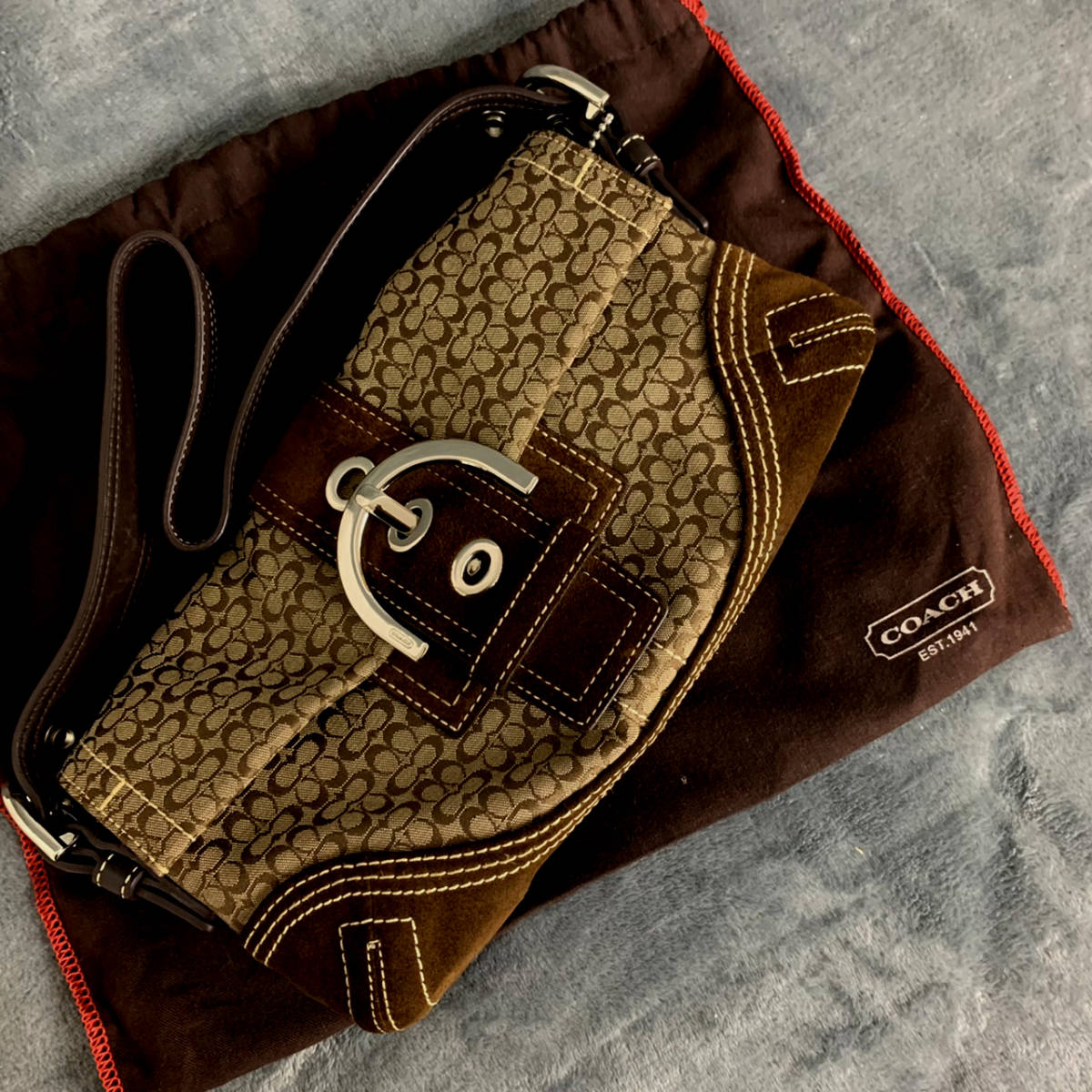コーチ ソーホー 0 COACH ミニシグネチャー ワンショルダー ワン 