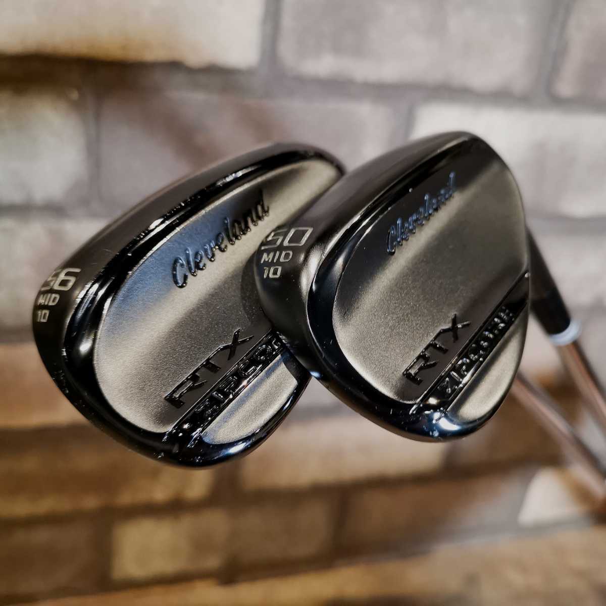 ウェッジ2本セット Cleveland RTX ZIPCORE ブラックサテン