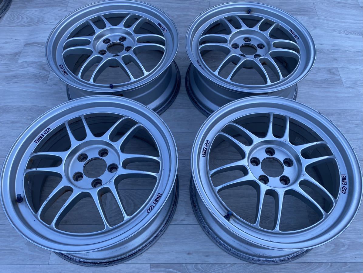 RPF1 エンケイ ENKEI 17インチ アルミホイール PCD100 7.5J ET48 5H 4 