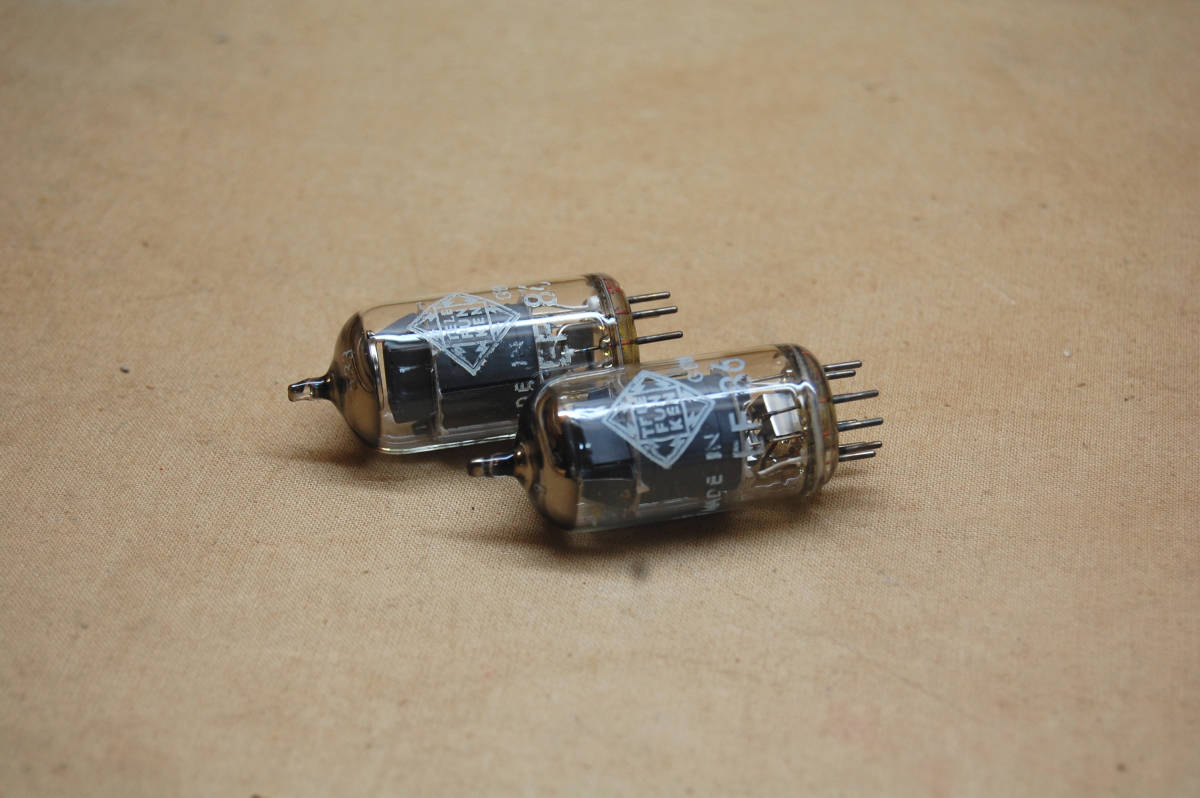 真空管 TELEFUNKEN EF86 ＜＞ near mint pair (2pcs.) EF86 真空管