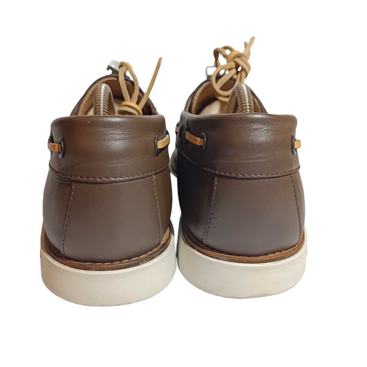 【美品】LOUIS VUITTON ヴィトン レザーシューズ スニーカー メンズ カップ 26.5cm 革靴　ブラウン ヨットレース LOUIS VUITTON ルイヴィトン louis vuitton ビジネス