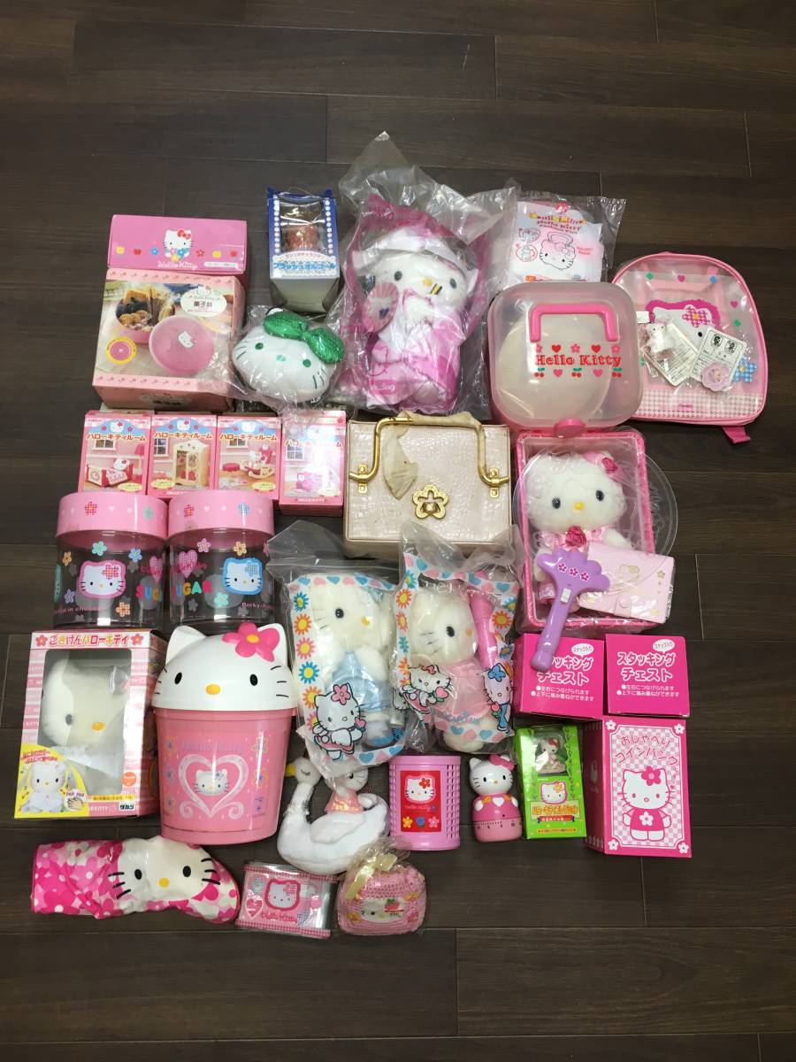 1223-102☆サンリオ ハローキティ キティちゃん グッズ まとめて たくさん ※簡易包装 ぬいぐるみ,おもちゃ,雑貨,食器②