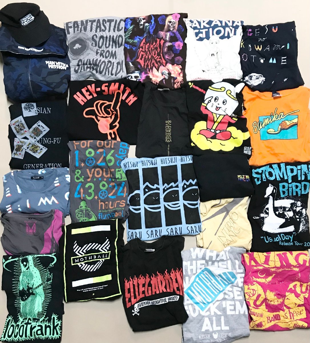 ☆邦ロック バンド ロック Tシャツ 他 約9kg まとめ売り RAD WIMPS