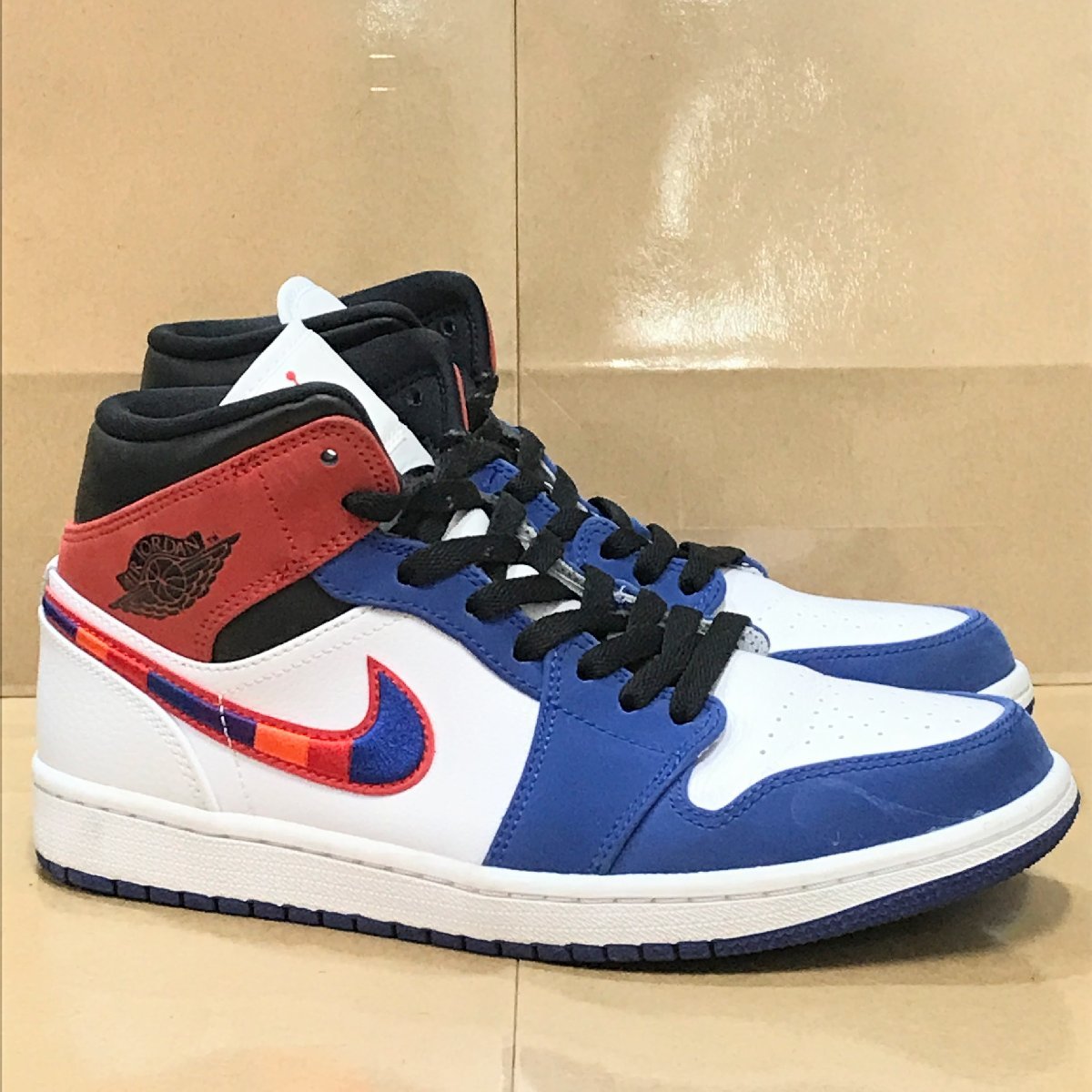 美品 25.5cm US7.5 AIR JORDAN 1 MID SE AJ1 852542-146 エア 