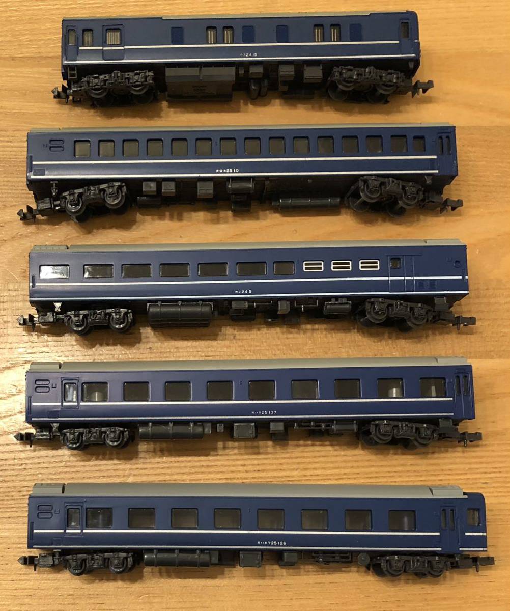 TOMIX JR/国鉄 24系25形 寝台特急客車 5両セット その3 【公式通販】