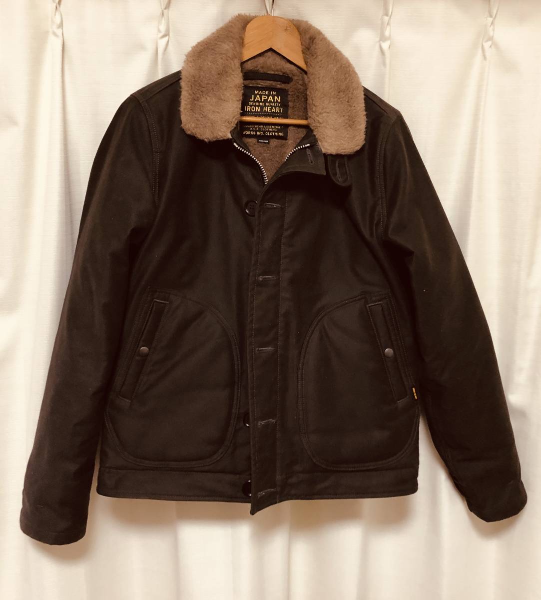 美品】アイアンハート デッキジャケット / IRON HEART，Mサイズ  