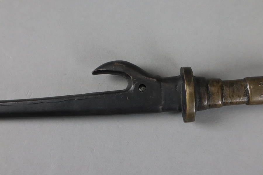 兜割 銀象嵌兜割 長45 3cm 十手/捕具/武具/刀装具/日本刀/太刀/脇差