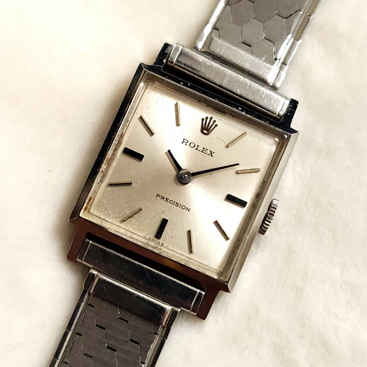 ROLEX ロレックス PRECISION プレシジョン 手巻き 稼働品 スクエア 