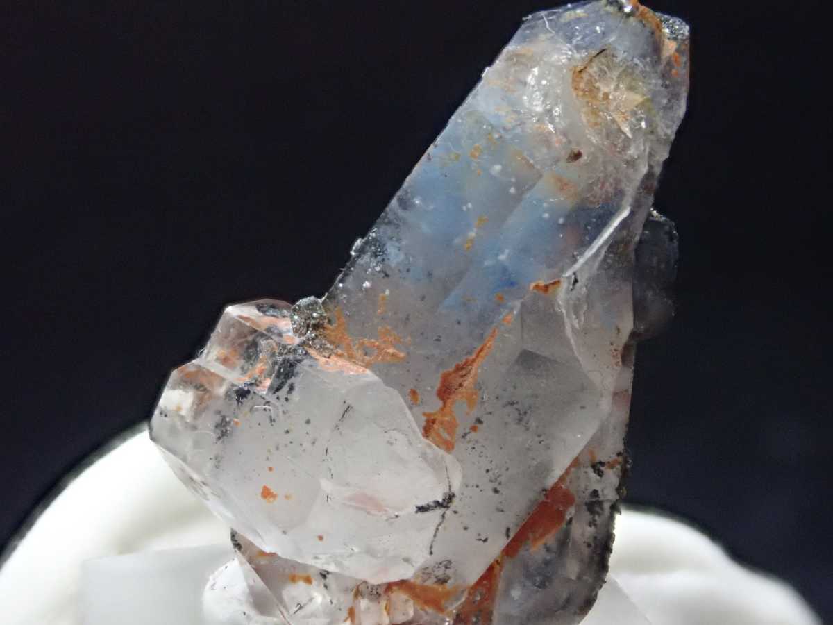 高品質 パパゴアイトインクォーツ パパゴ石入り水晶 原石 標本 