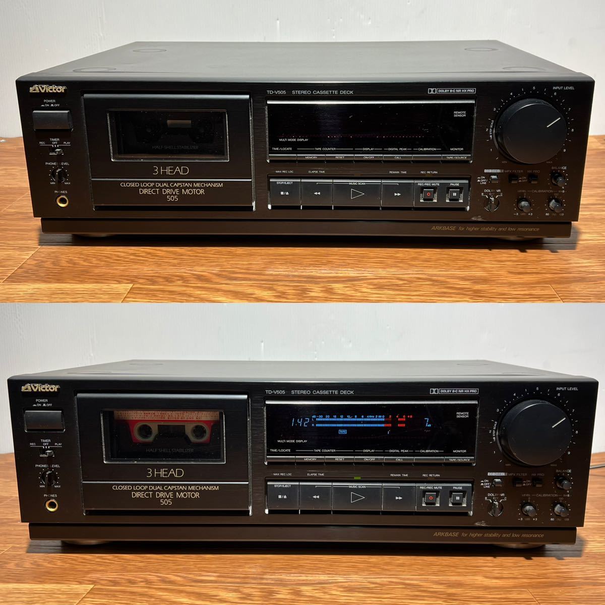 TD-V505 Victor カセットデッキ ビクター 動作品Victor - TD-V505の