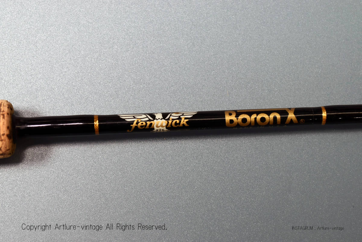 Vintage BORON X FENWICK SPINNING ROD (Y1602-426) X956L 3oz(84gm) 5 3/4"(179cm) made in USA 1pc 