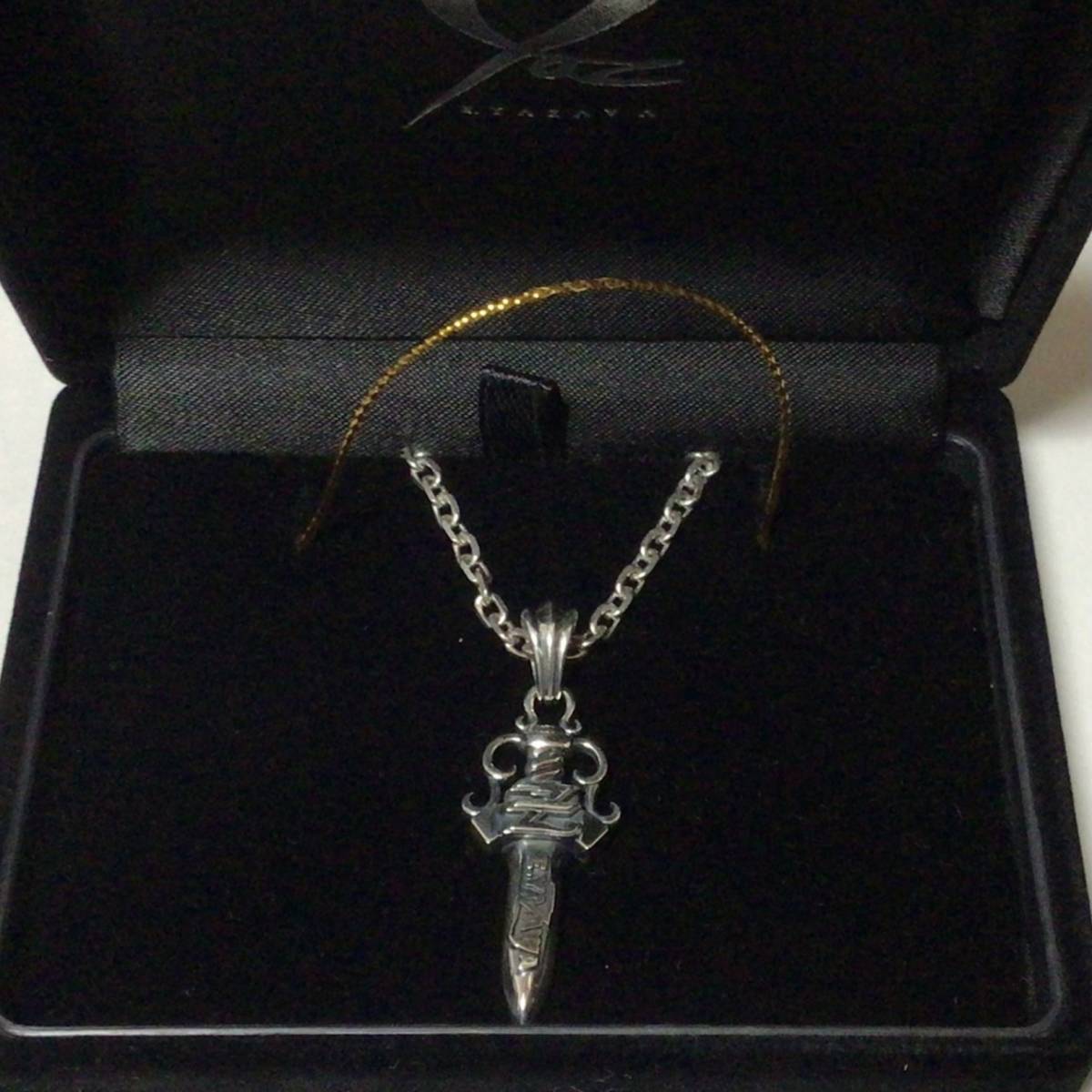 矢沢永吉 本人着用モデル シルバーネックレスペンダント Diamond Moon 