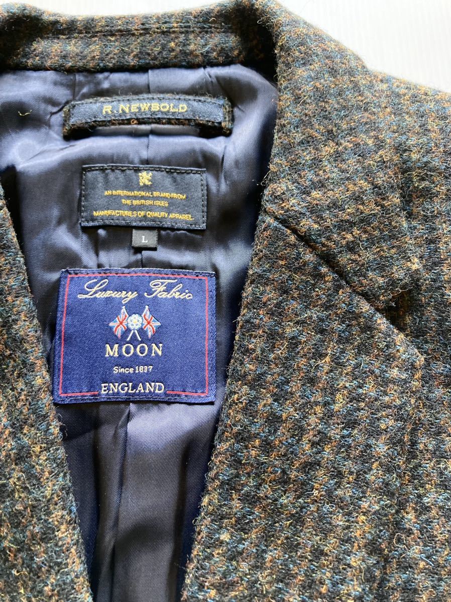 R.NEWBOLD moon社 ガンクラブチェック ウールスーツ セットアップ