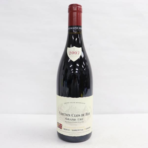 Prince Florent de Merode（プランス フローラン ド メロード）コルトン クロ デュ ロワ グランクリュ 2007 13％ 750ml X22L230091