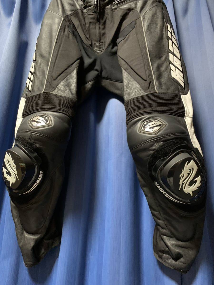 MADIF マディフ アレンネス レザーパンツ レーシングパンツ ブーツイン 
