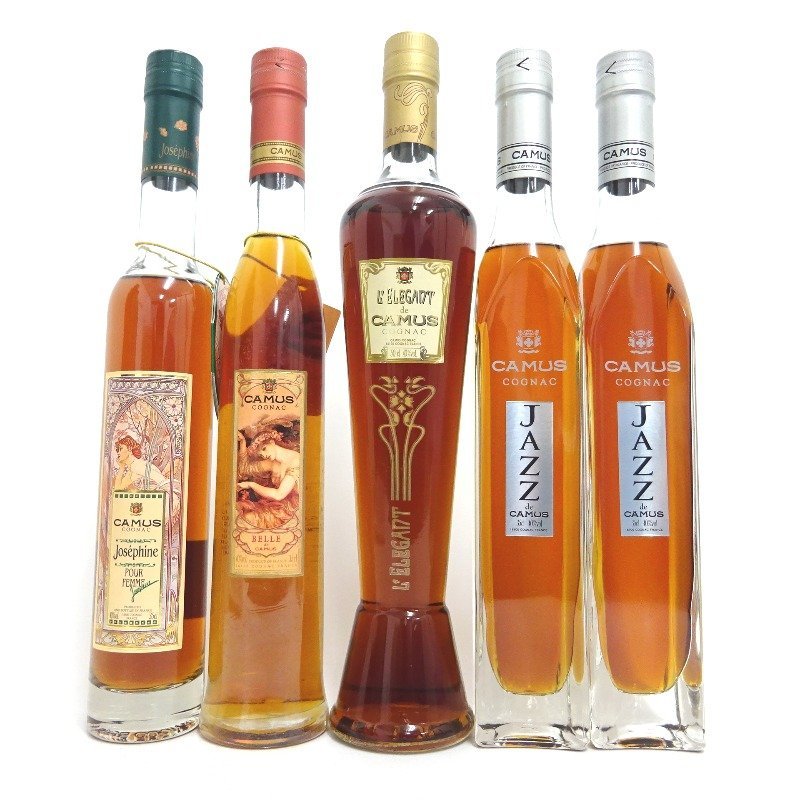 カミュ ジョセフィーヌ/ベル/エレガンス/ジャズ 5本セット 350/500ml 箱なし