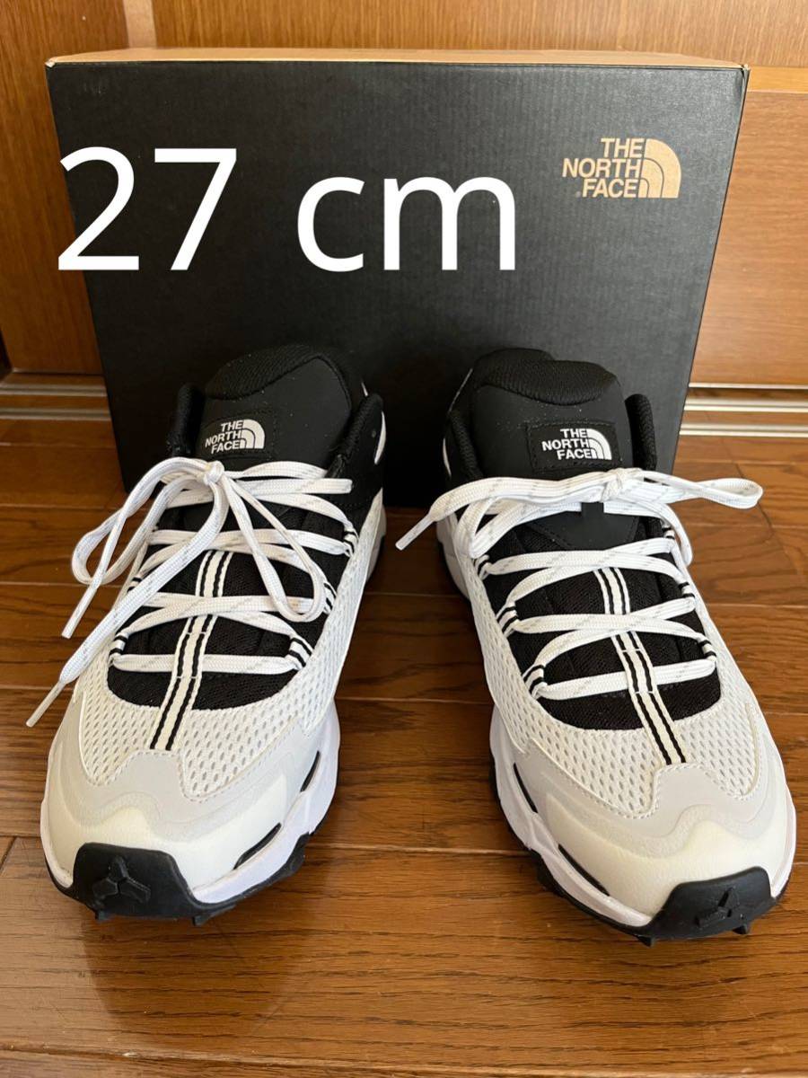 THE NORTH FACEノースフェイス スニーカー 白×黒27cm