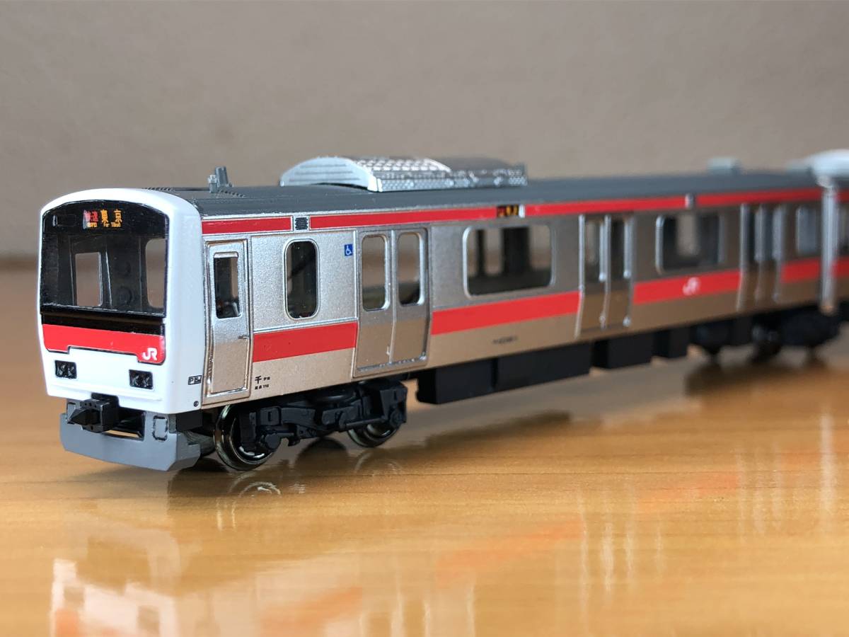 JR東日本 E331系 連接台車式通勤電車 AK1編成 14両セット Buddha Model製 金属キット組立 ライト点灯 細密加工品(通勤 ...