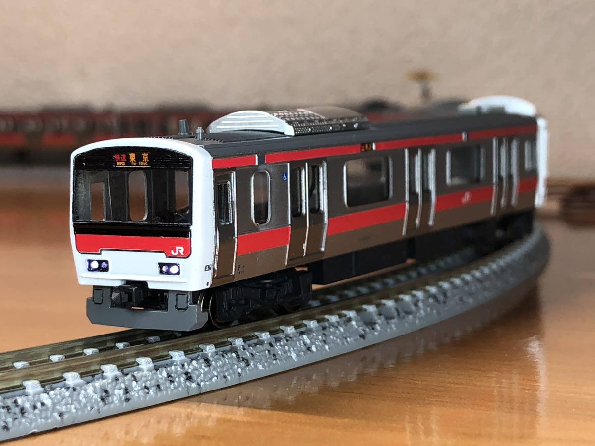 JR東日本 E331系 連接台車式通勤電車 AK1編成 14両セット Buddha Model製 金属キット組立 ライト点灯 細密加工品(通勤 ...