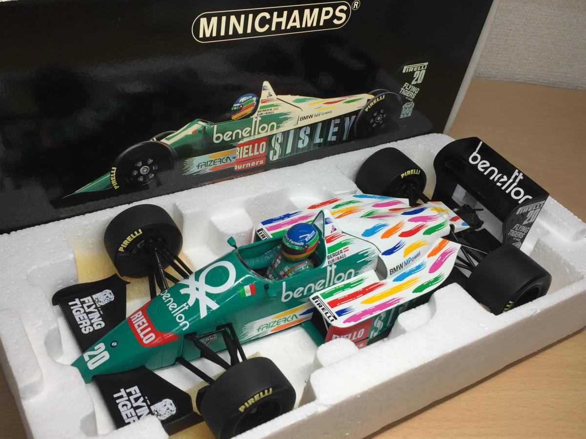 ミニチャンプス 1/18 ベネトン B186 BMW ターボ 1986年 ゲルハルト