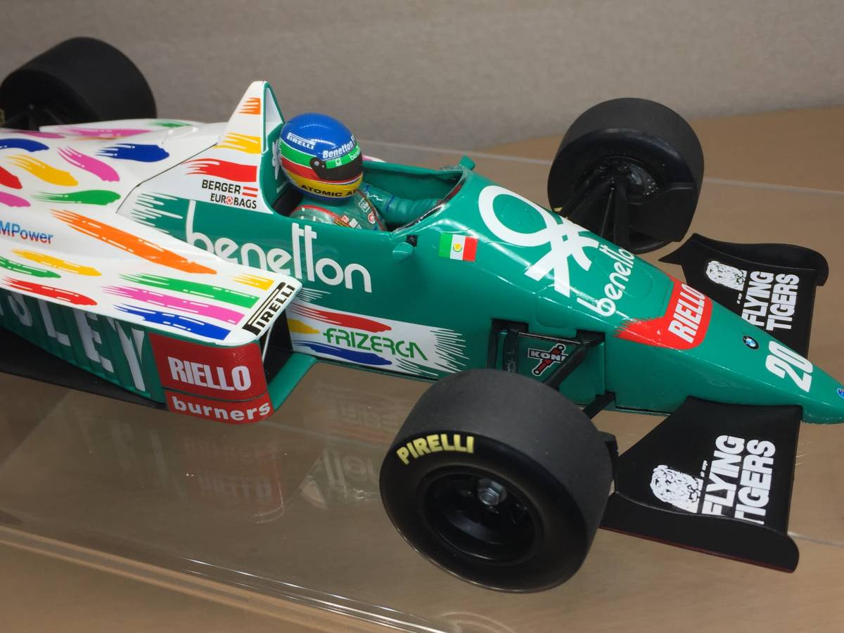 ミニチャンプス 1/18 ベネトン B186 BMW ターボ 1986年 ゲルハルト