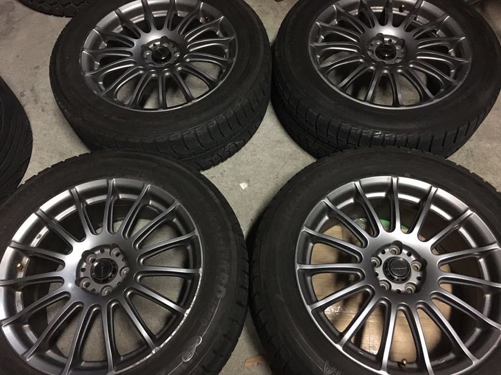 ★レアマイスター　4本　PCD100　7.5J+50　フォレスター　BRZ　86　プリウス　レガシィ　　アイスガードIG50 225 55 17