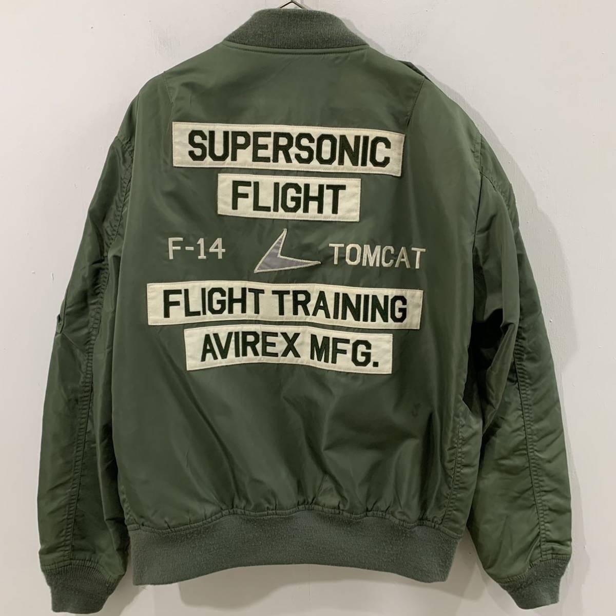 AVIREX MA-1 フライトジャケット TOMCAT F-14 TOP GUN L-2B ミリタリー 