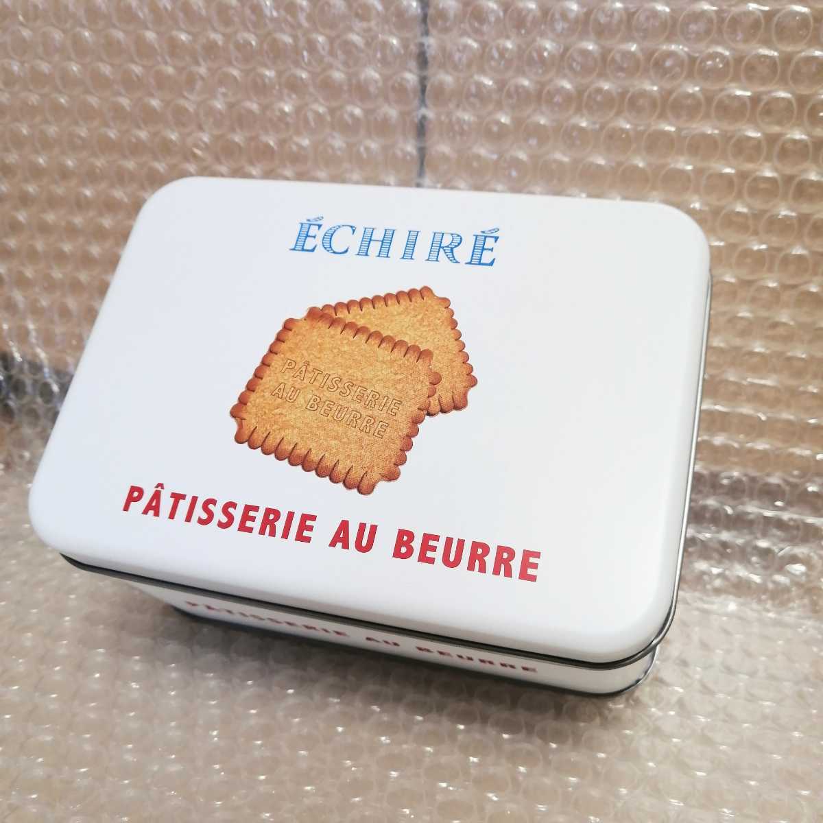 ECHIRE エシレ プティブール 空き缶 中身なし スチール缶 クッキー缶 