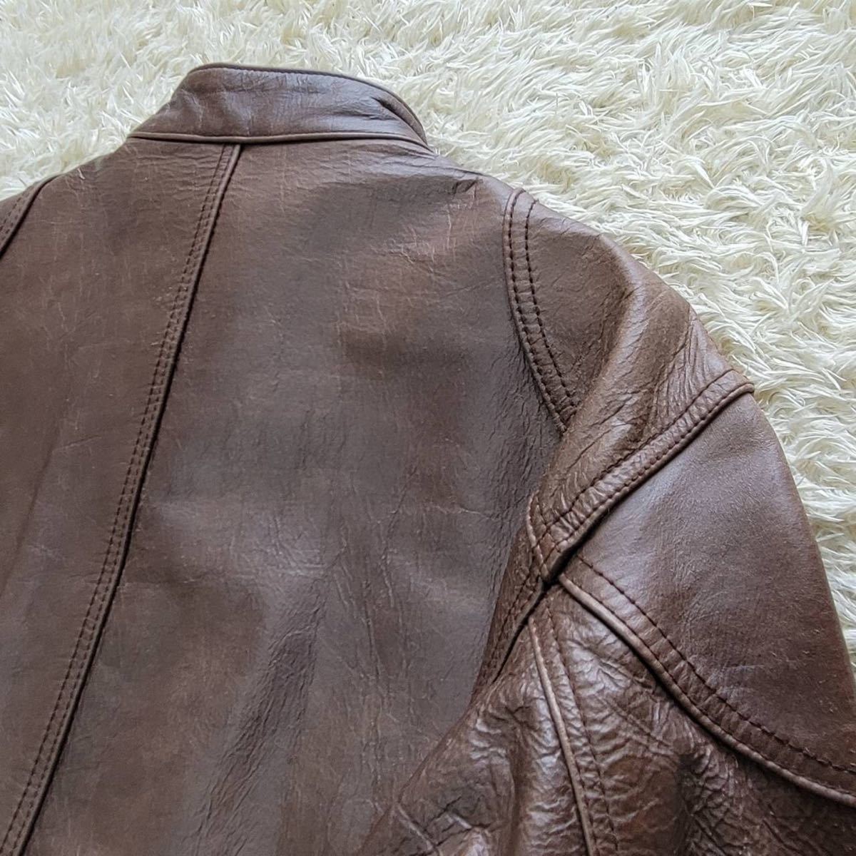 ☆希少☆SCHOTT ショット ヴィンテージ加工 アンティークレザー
