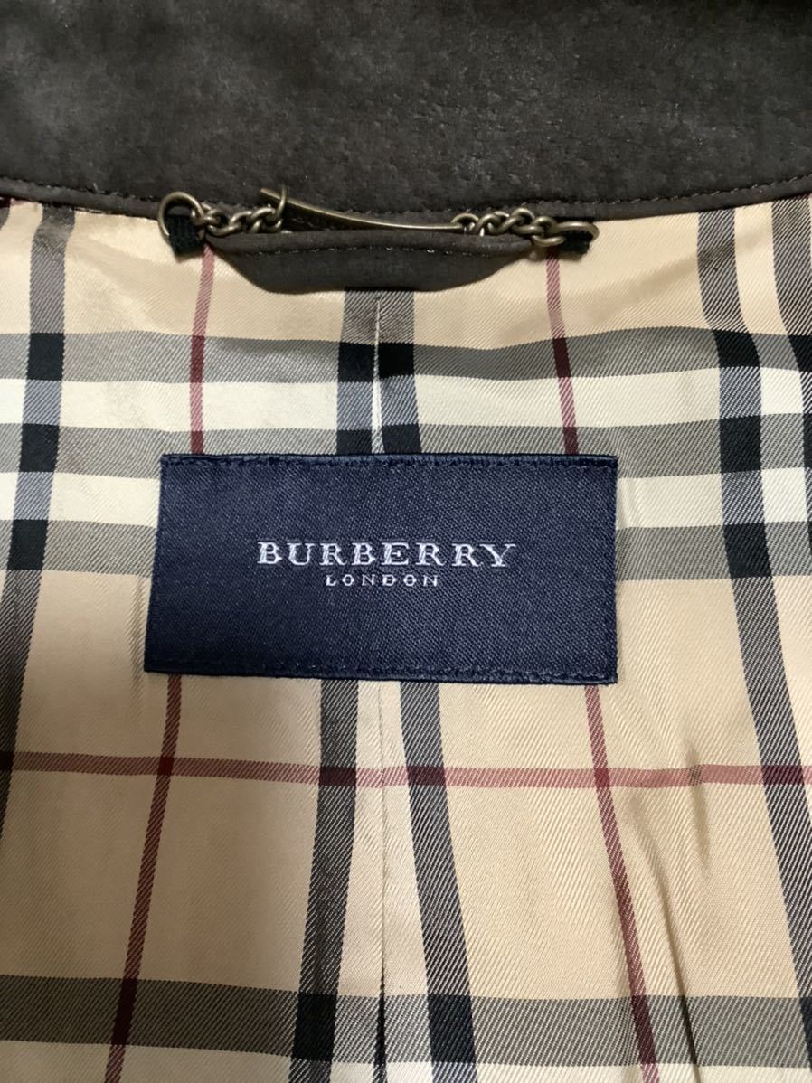BURBERRY バーバリー レザージャケット ハーフコート ブルゾン 豚革 