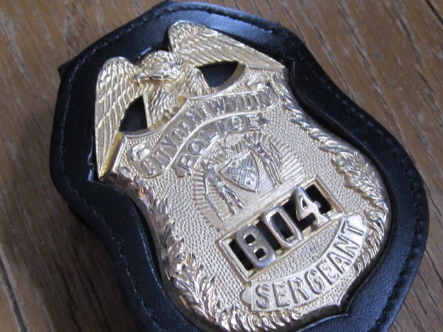 ポリスバッジ NYPD SERGEANT 巡査部長 No804 NYPD 巡査部長 SERGEANT