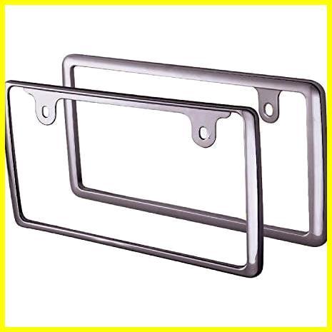 セイワ(SEIWA) 車外用品 ナンバープレートフレーム フロント&リアセット MB(金属製) K418 前後2枚入り