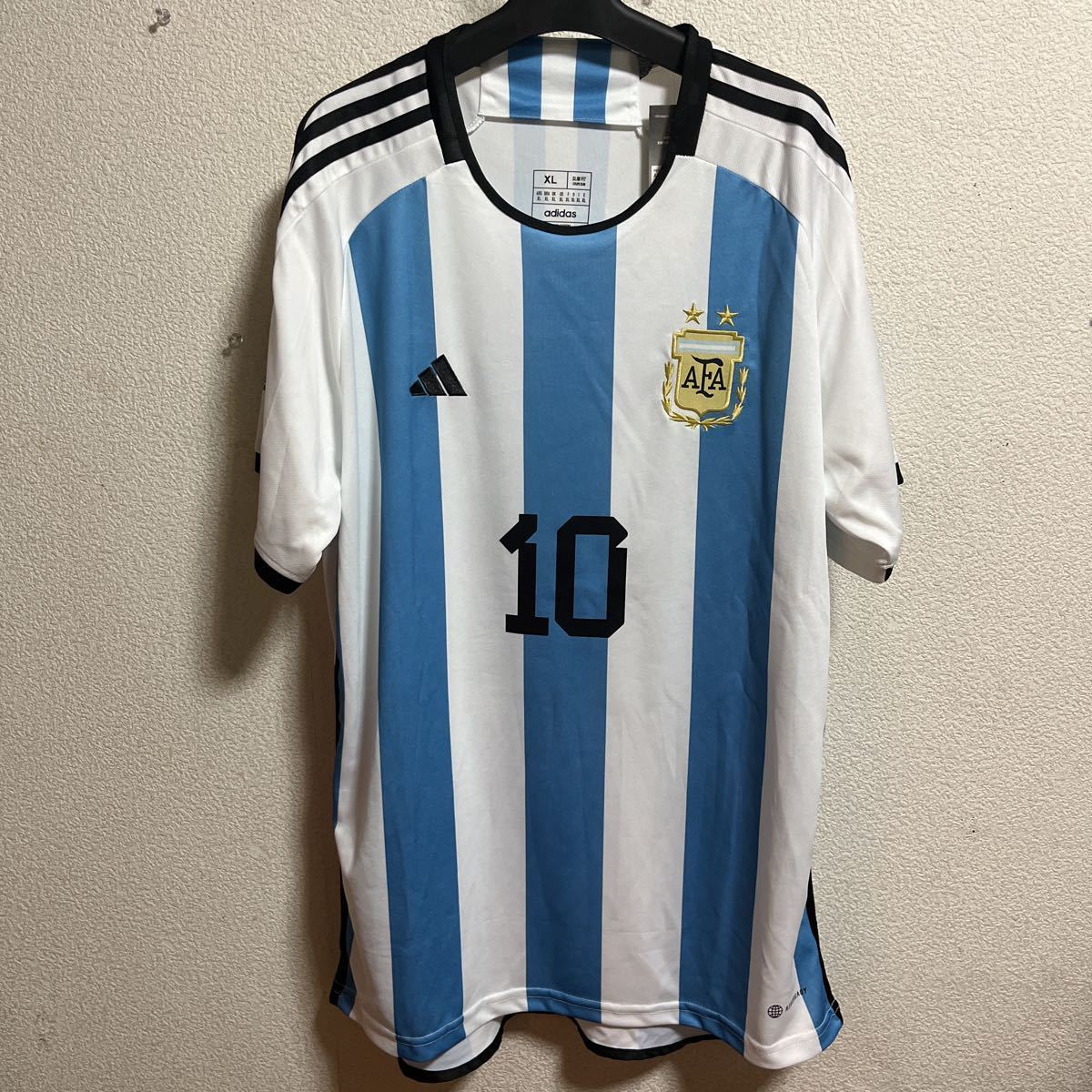 アルゼンチン代表レプリカユニフォームXLメッシ選手 アルゼンチン代表 メッシ レプリカユニフォーム XL