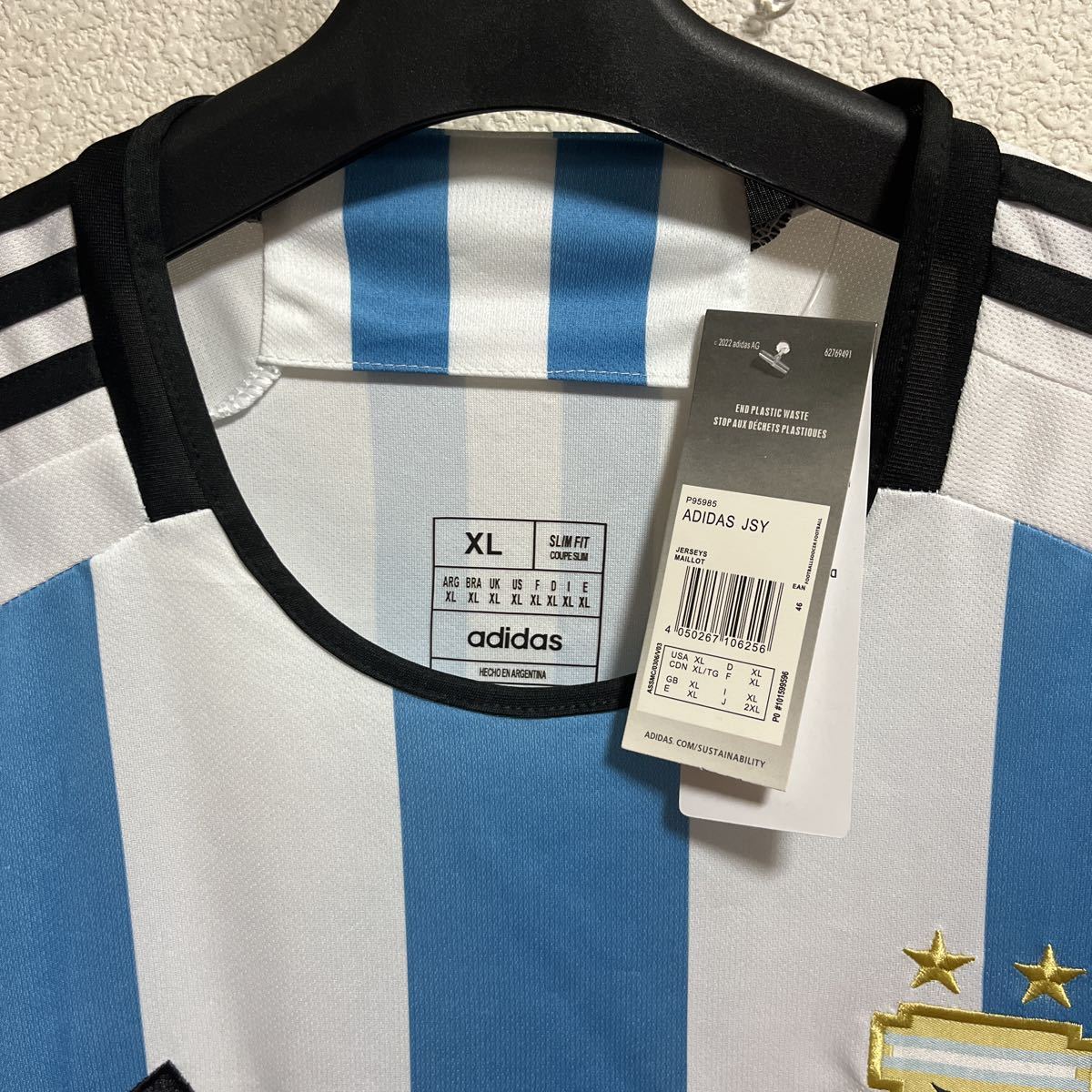 アルゼンチン代表 メッシ レプリカユニフォーム XL 【公式通販】