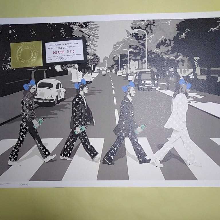 世界限定100枚 Death DEATH NYC 世界限定100枚 アートポスター Beatles