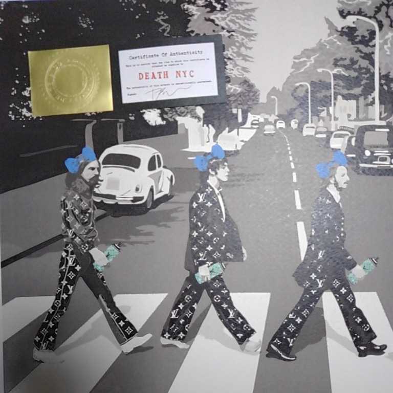 DEATH DEATH NYC 世界限定100枚 アートポスター Beatles ビートルズ