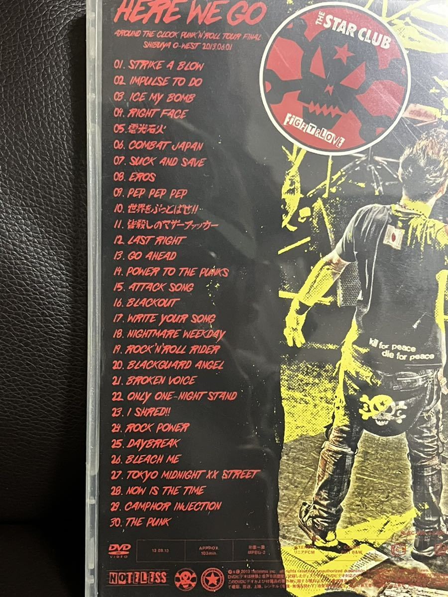 DVD THE STAR CLUB HERE WE GO PUNK ROCK LIVE STAR THE CLUB