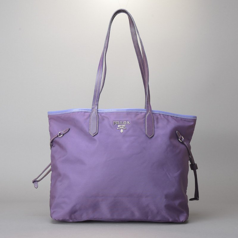 プラダ トートバッグ PRADA レザー（本革） レザー×キャンバス ミニの