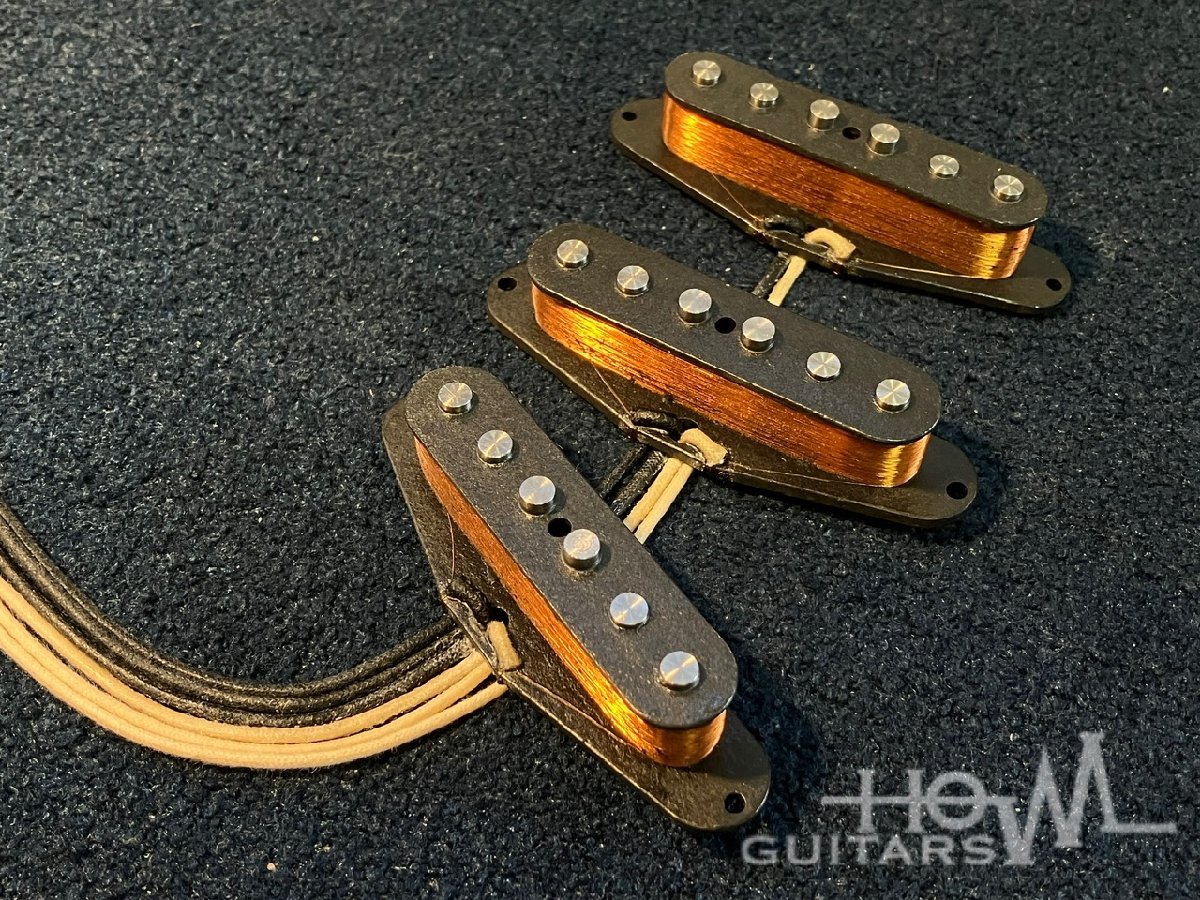 HOWL GUITARS Original Pickup ’56 Stratocaster Black Bobbin ”Tall G” Set ハウルギターズ 手巻き ピックアップ [Alnico Ⅱ]