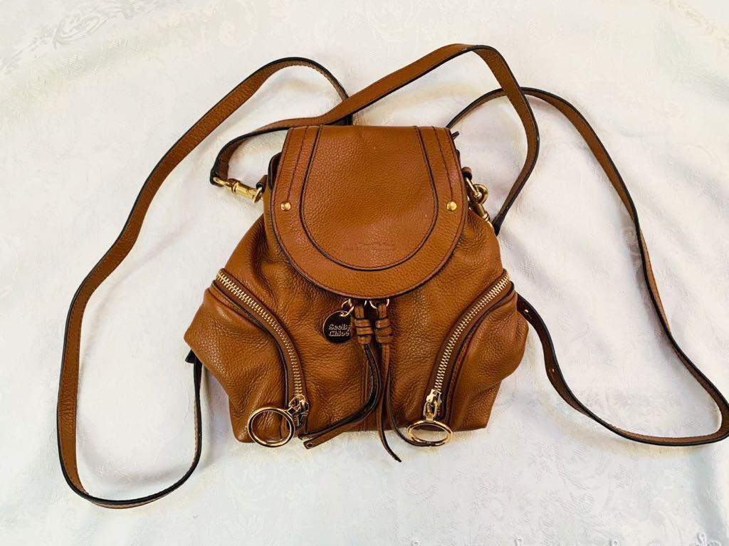 SEE BY CHLOE バッグ ピンク リボン レザー 値下げ交渉あり バッグ