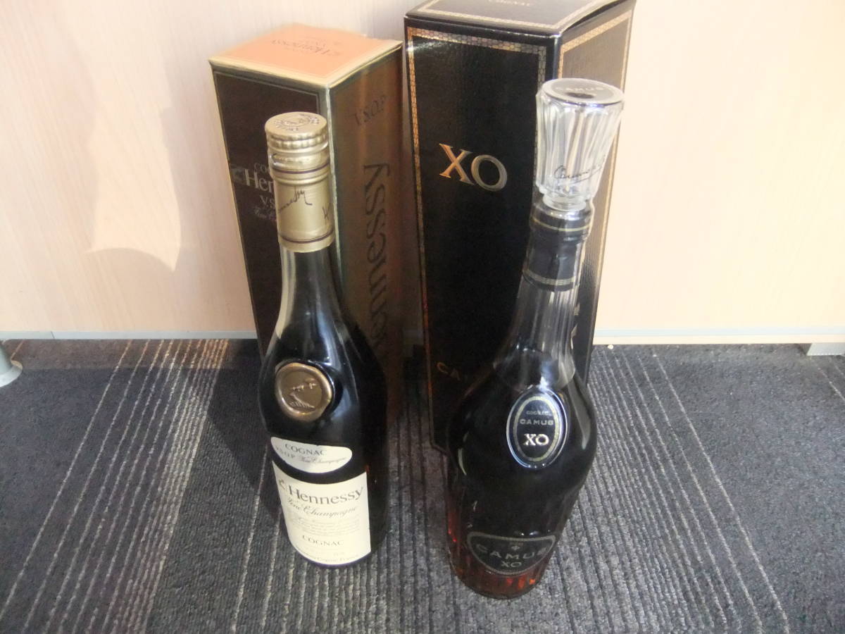□CAMUS（カミュ）XO ロングネック 700ml 箱付き Hennessy ヘネシー