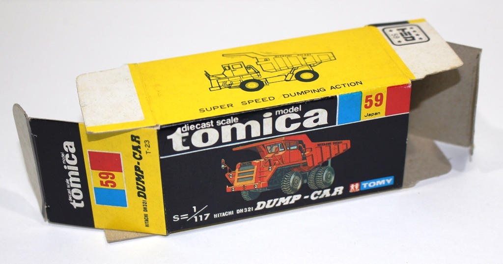 59－1－2 日立 DH321 ダンプ・カー トミー販促品 無塗装 トミカ
