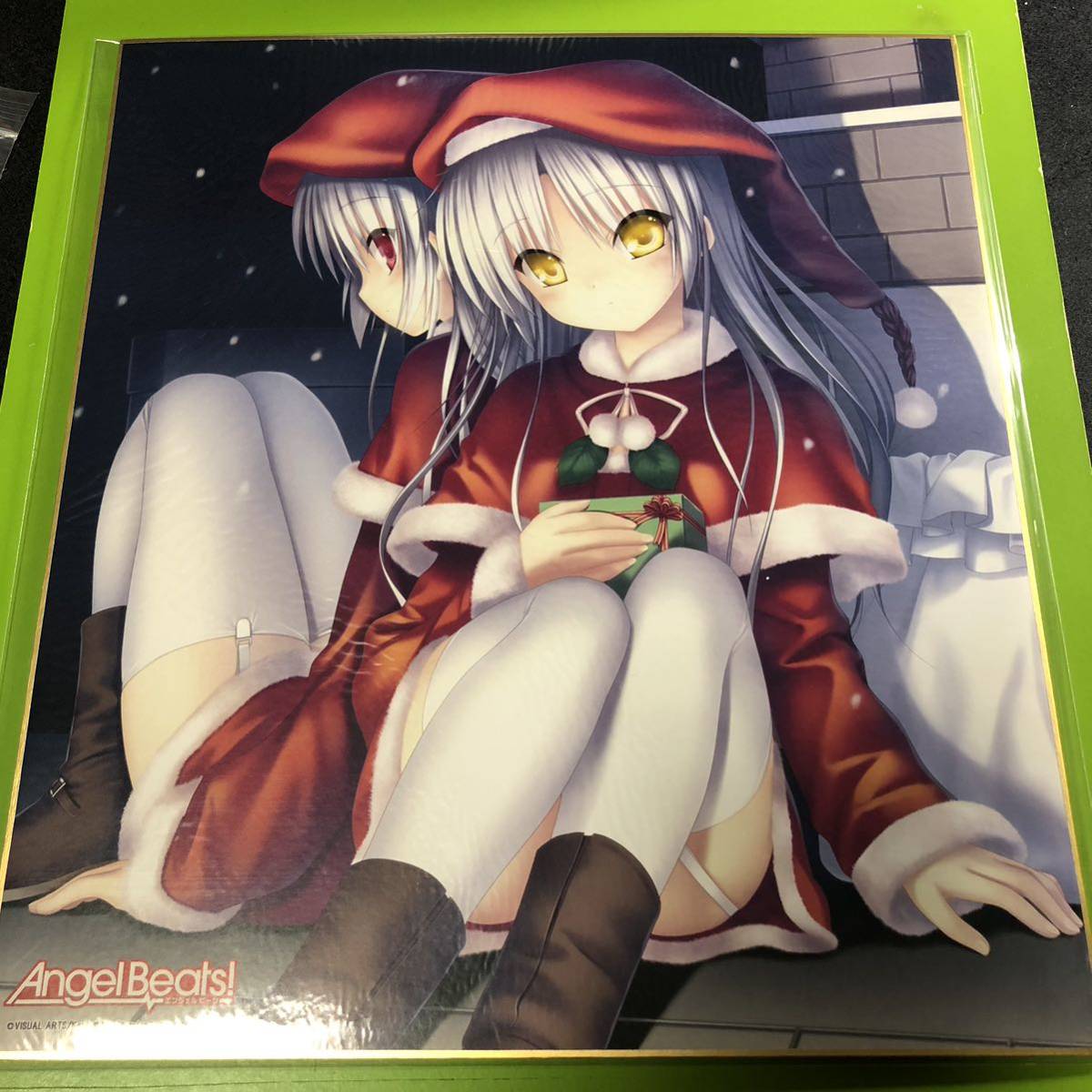 未開封品】Angel Beats! 天使 かなで 色紙 VISUAL ARTS Key エンジェル 